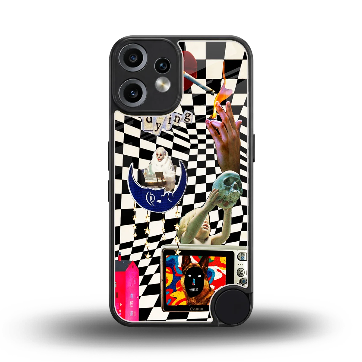 Dark Trip back phone cover | glass case for cmf nothing phone 2 pro