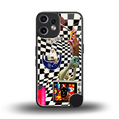Dark Trip back phone cover | glass case for cmf nothing phone 2 pro