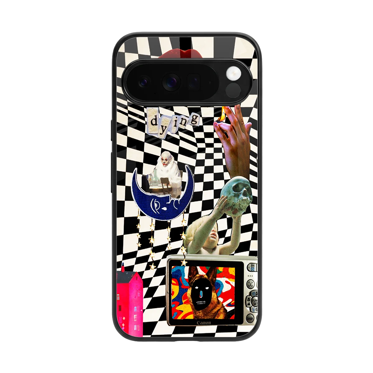 Dark Trip back phone cover | glass case for google pixel 10 pro xl