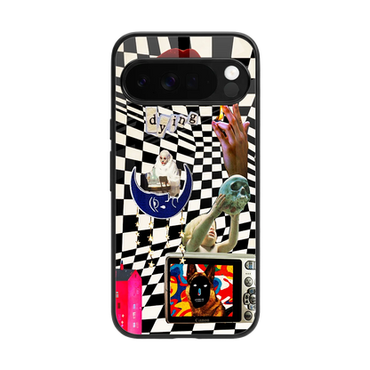 Dark Trip back phone cover | glass case for google pixel 10 pro xl