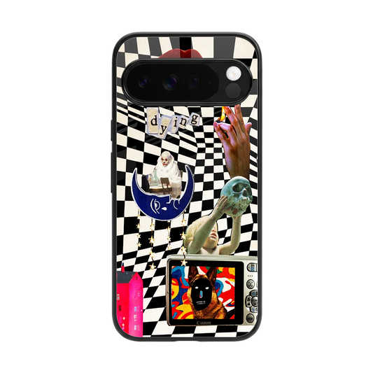 Dark Trip back phone cover | glass case for google pixel 10 pro xl