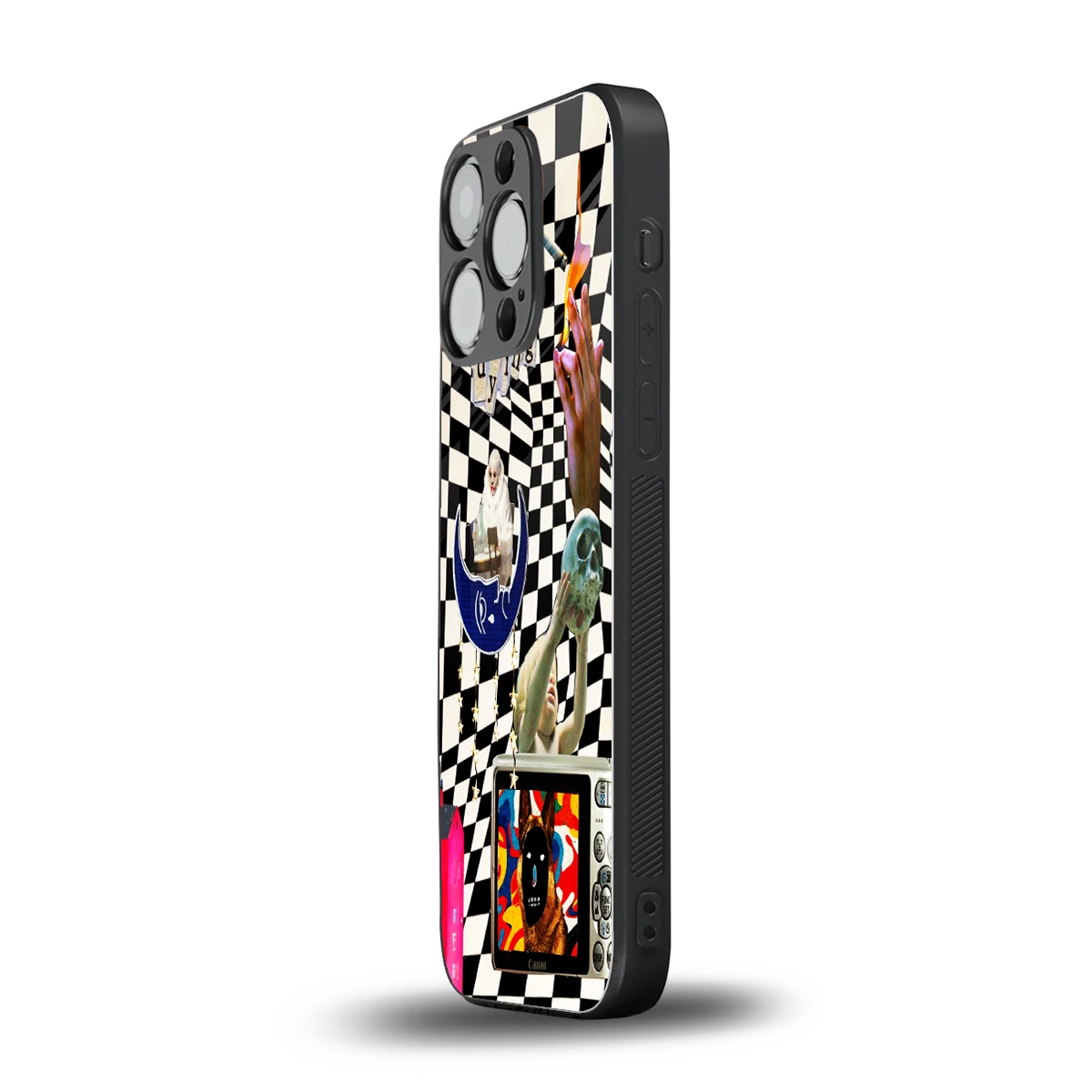 Dark Trip iphone 13 pro mobile cover | shockproof glass phone case