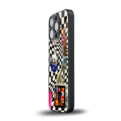 Dark Trip iphone 13 pro mobile cover | shockproof glass phone case