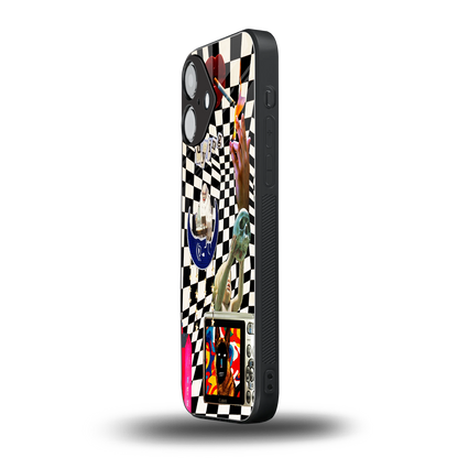 Dark Trip Phone Case for Iphone 16 | Glass Case