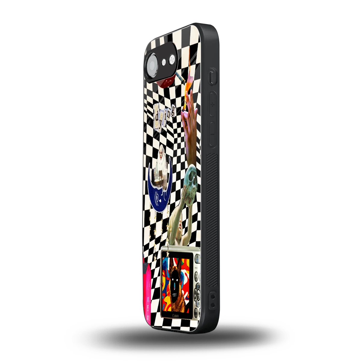 Dark Trip iphone 16e mobile cover | shockproof glass phone case