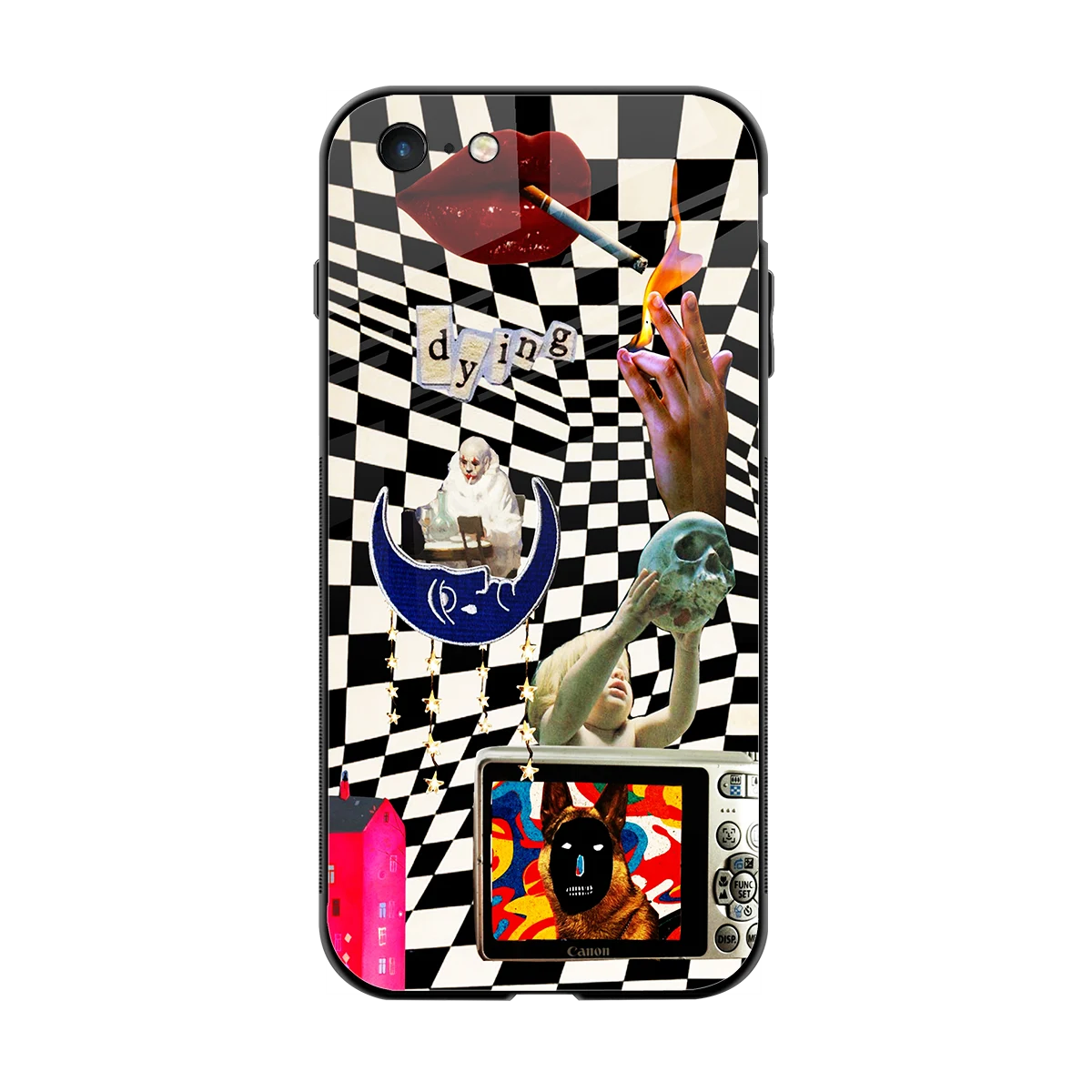 Dark Trip back phone cover | glass case for iphone 6