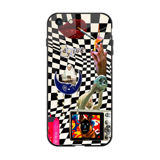 Dark Trip back phone cover | glass case for iphone 6s