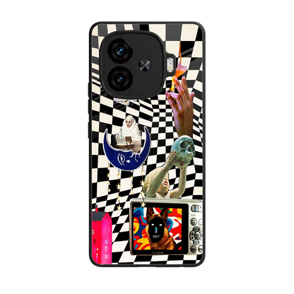 Dark Trip back phone cover | glass case for iqoo neo 10r 5g