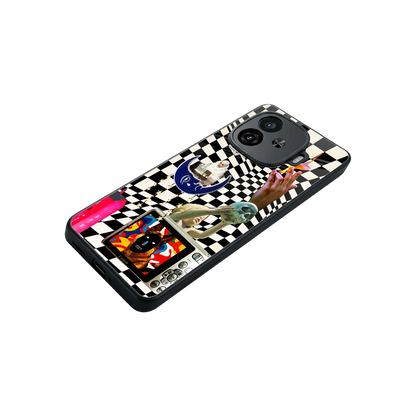 Dark Trip stylish phone case for iqoo neo 10r 5g | glossy glass and slim fit