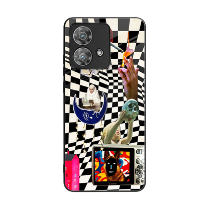 Dark Trip back phone cover | glass case for motorola edge 40 neo 5g