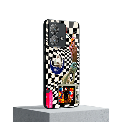 Dark Trip motorola edge 40 neo 5g mobile cover | shockproof glass phone case