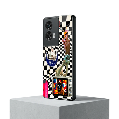 Dark Trip motorola edge 50 fusion mobile cover | shockproof glass phone case