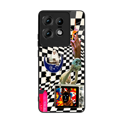 Dark Trip back phone cover | glass case for motorola edge 50 pro