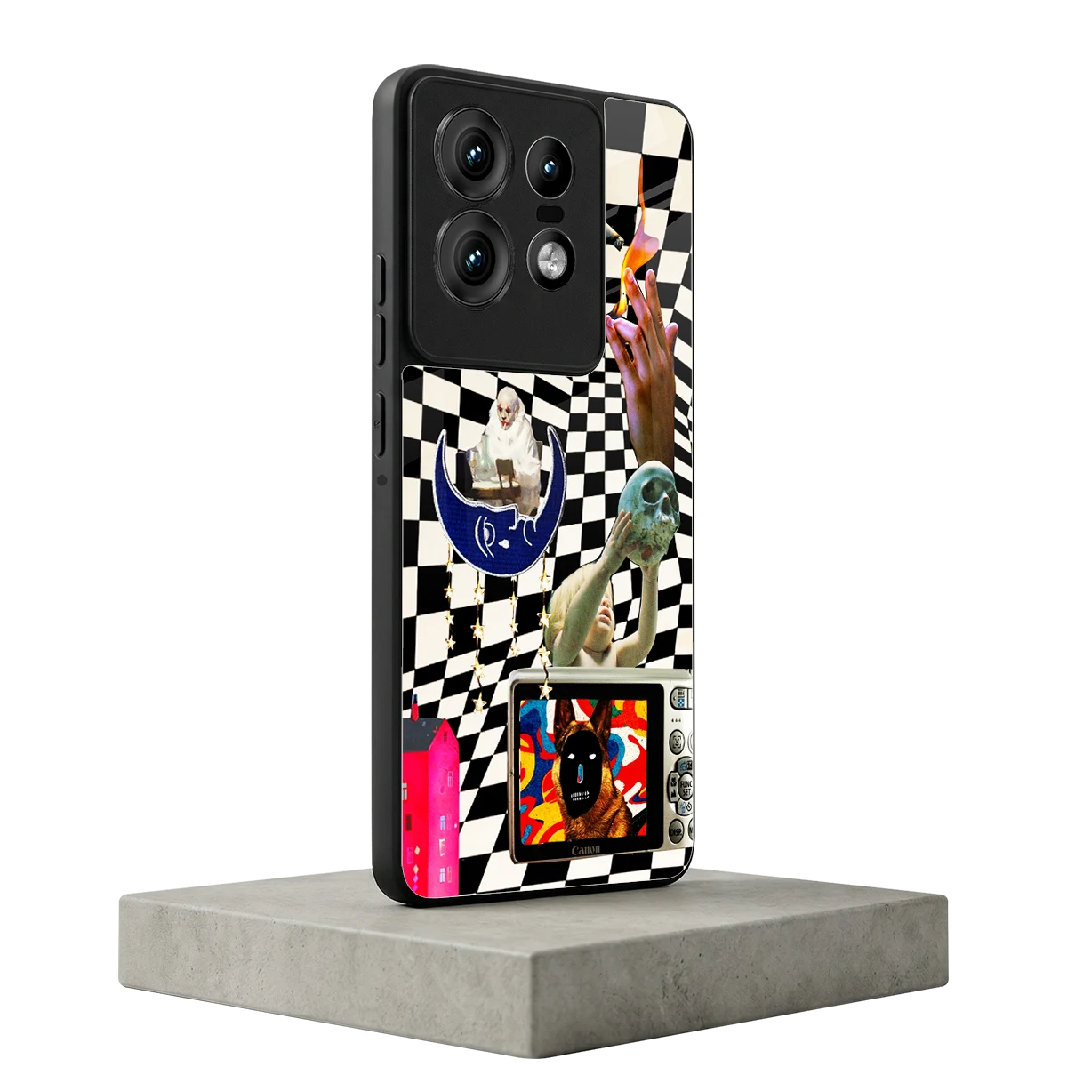 Dark Trip motorola edge 50 pro mobile cover | shockproof glass phone case