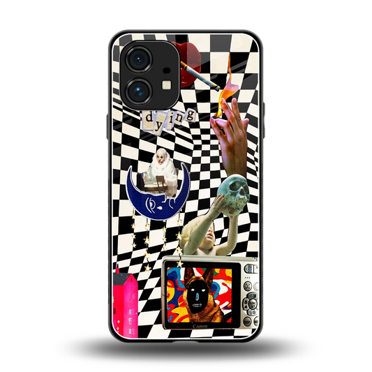 Dark Trip back phone cover | glass case for nothing phone 1