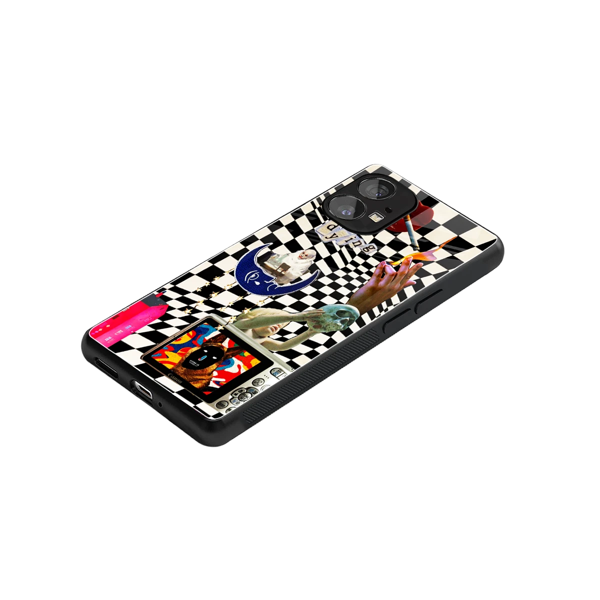 Dark Trip stylish phone case for nothing phone 1 | glossy glass and slim fit