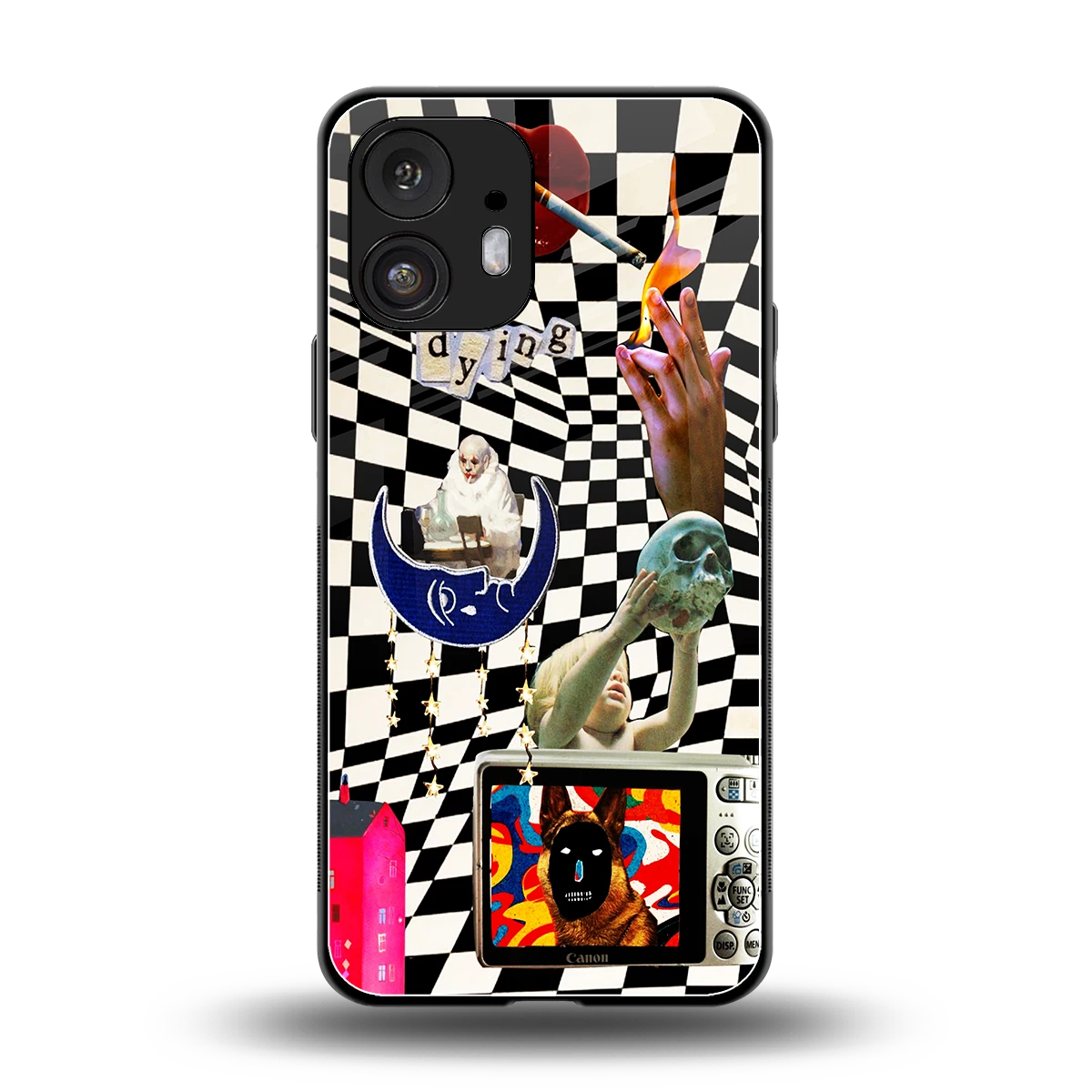 Dark Trip back phone cover | glass case for nothing phone 2