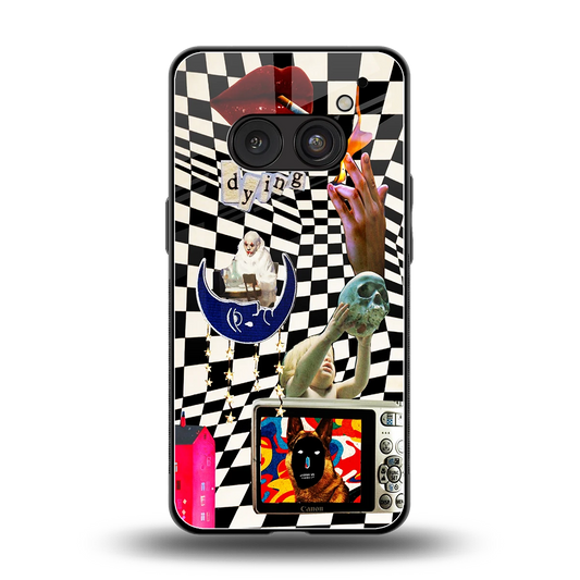 Dark Trip back phone cover | glass case for nothing phone 2a