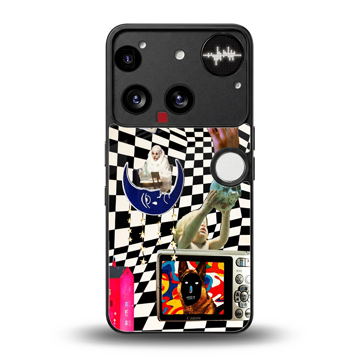 Dark Trip back phone cover | glass case for nothing phone 3