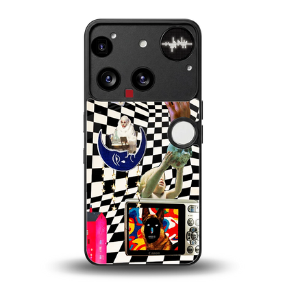 Dark Trip back phone cover | glass case for nothing phone 3