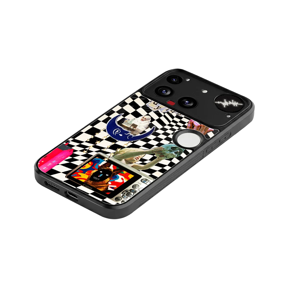Dark Trip stylish phone case for nothing phone 3 | glossy glass and slim fit