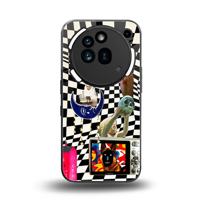 Dark Trip back phone cover | glass case for nothing phone 3a pro