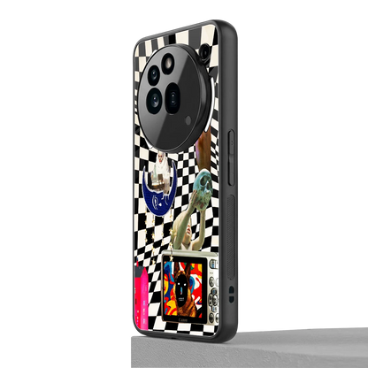 Dark Trip nothing phone 3a pro mobile cover | shockproof glass phone case