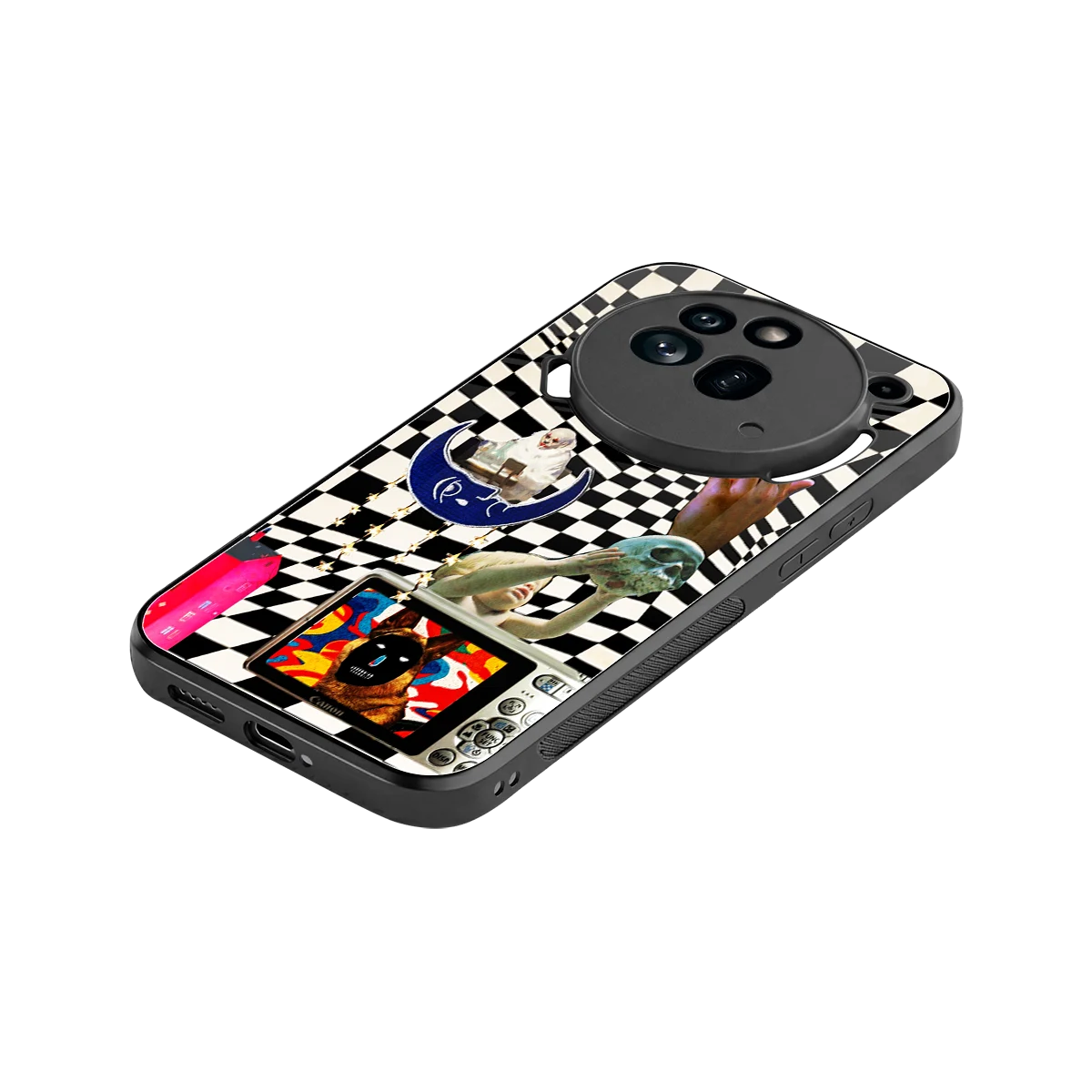 Dark Trip stylish phone case for nothing phone 3a pro | glossy glass and slim fit