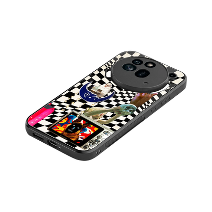 Dark Trip stylish phone case for nothing phone 3a pro | glossy glass and slim fit
