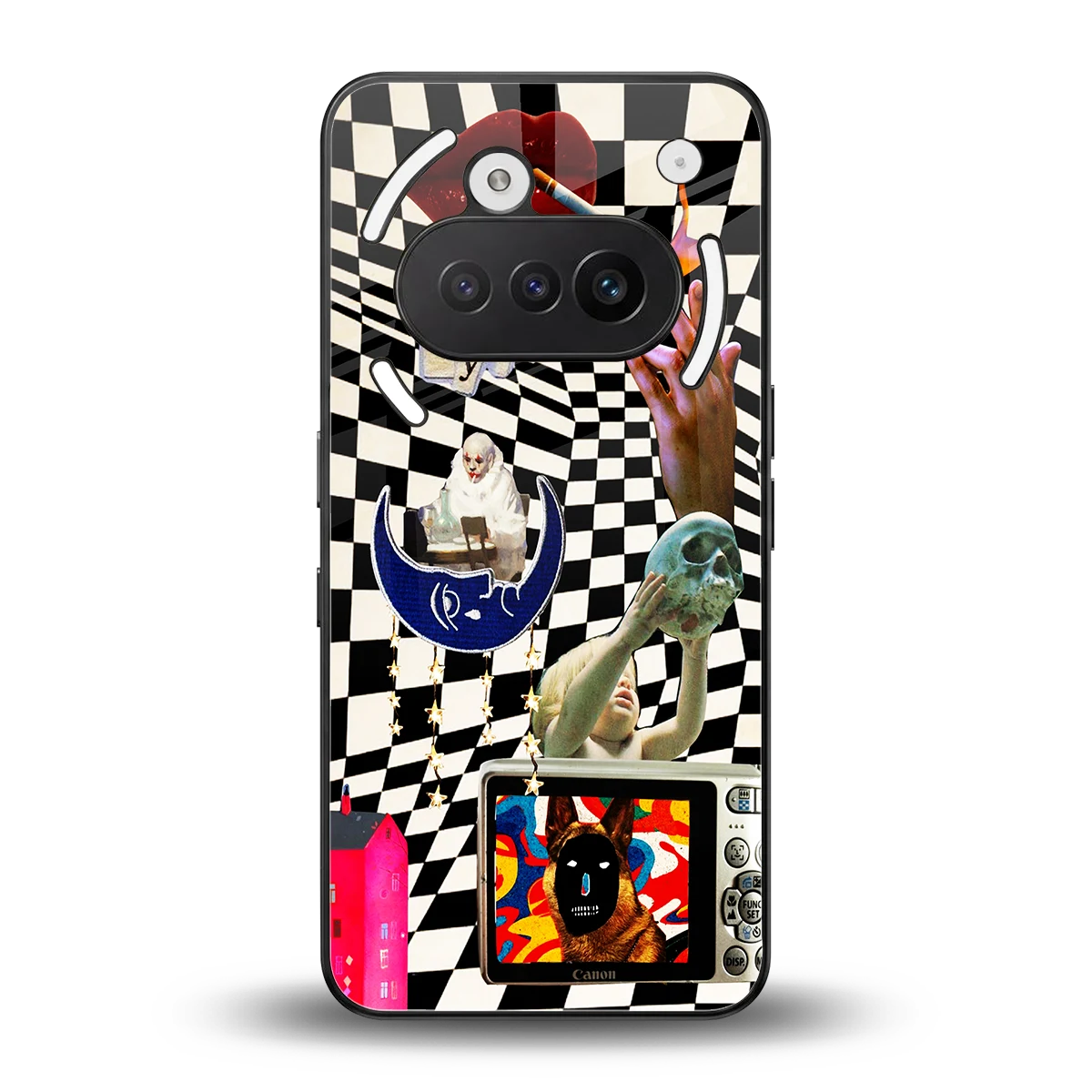 Dark Trip back phone cover | glass case for nothing phone 3a