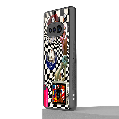 Dark Trip nothing phone 3a mobile cover | shockproof glass phone case