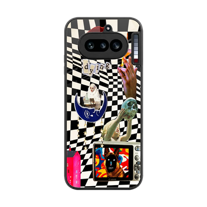 Dark Trip back phone cover | glass case for nothing phone 4a