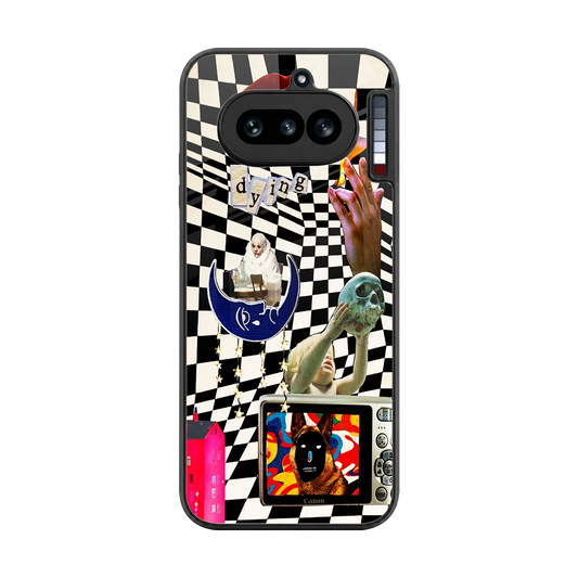 Dark Trip back phone cover | glass case for nothing phone 4a