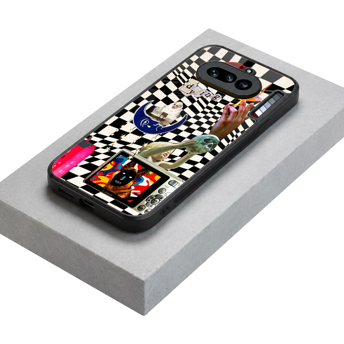 Dark Trip stylish phone case for nothing phone 4a | glossy glass and slim fit