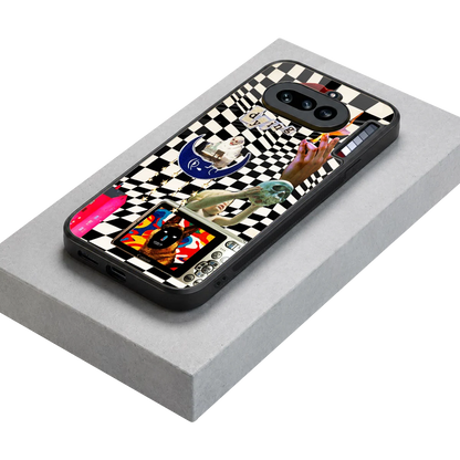 Dark Trip stylish phone case for nothing phone 4a | glossy glass and slim fit