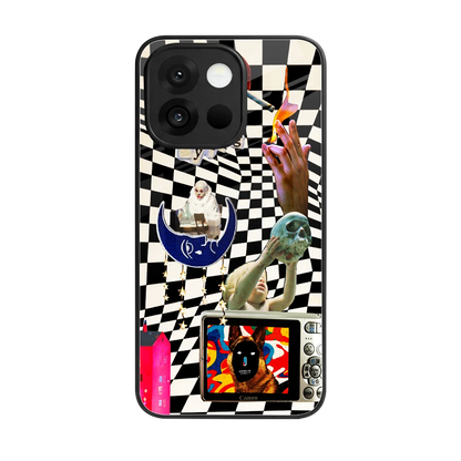 Dark Trip back phone cover | glass case for oneplus 13s