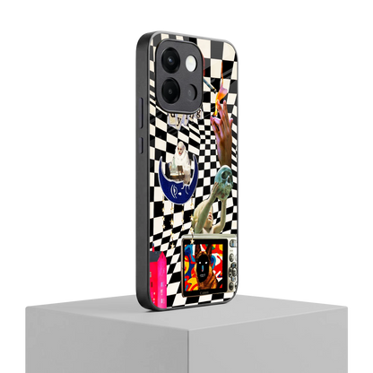 Dark Trip oneplus 13s mobile cover | shockproof glass phone case