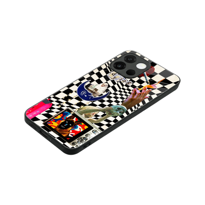 Dark Trip stylish phone case for oneplus 13s | glossy glass and slim fit