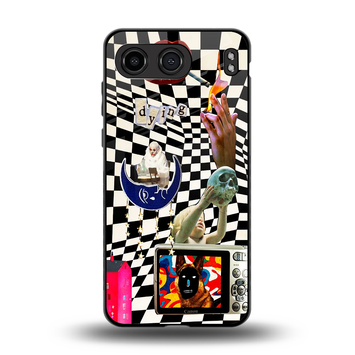 Dark Trip back phone cover | glass case for oneplus nord 4