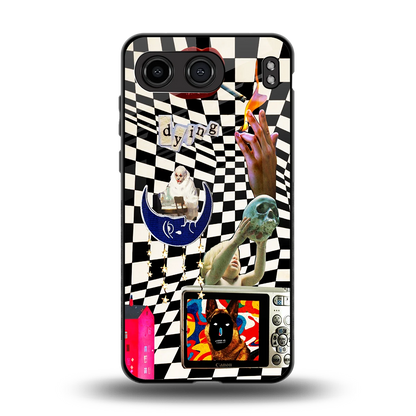 Dark Trip back phone cover | glass case for oneplus nord 4