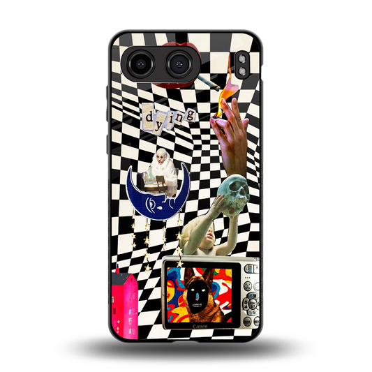 Dark Trip back phone cover | glass case for oneplus nord 4