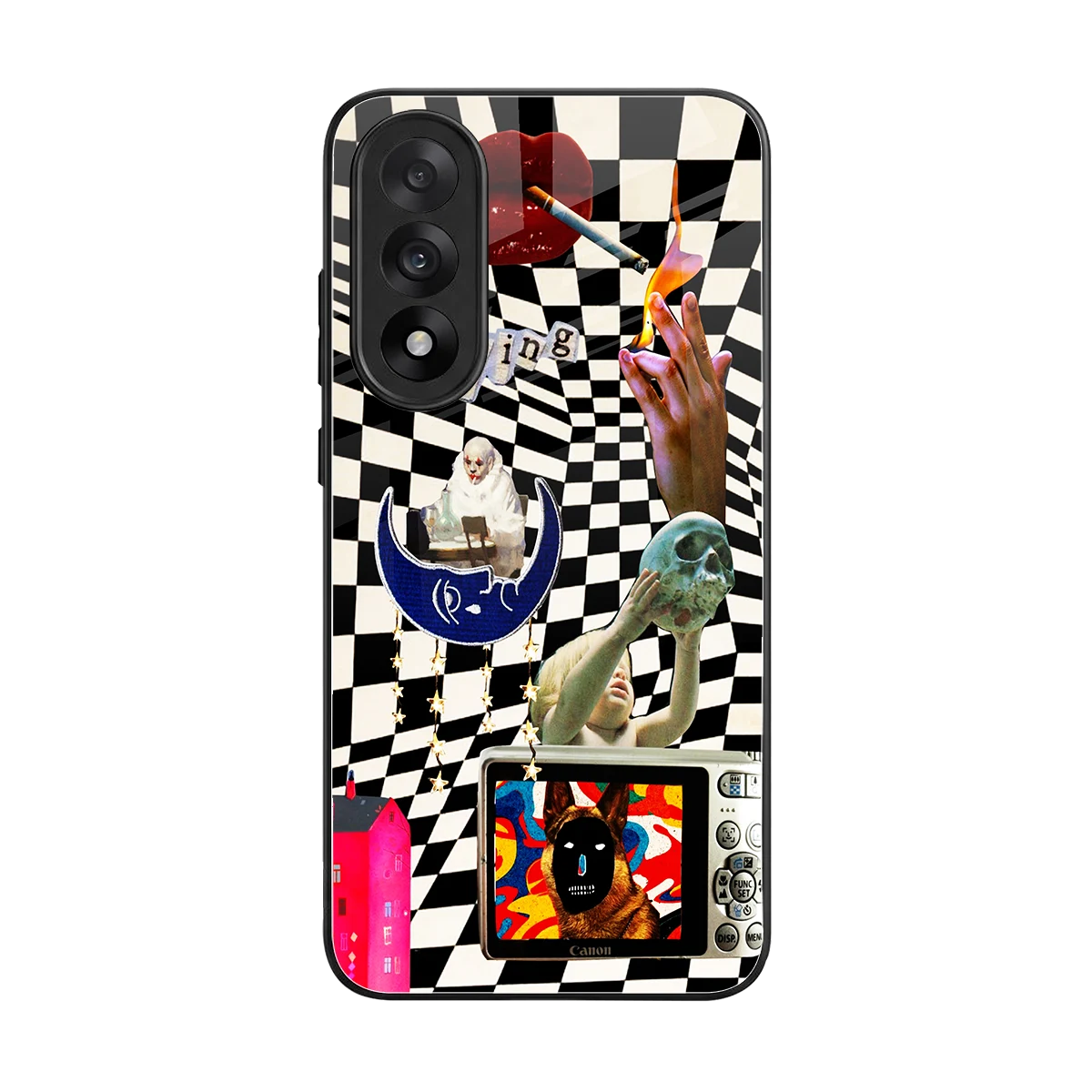 Dark Trip back phone cover | glass case for oneplus nord 5