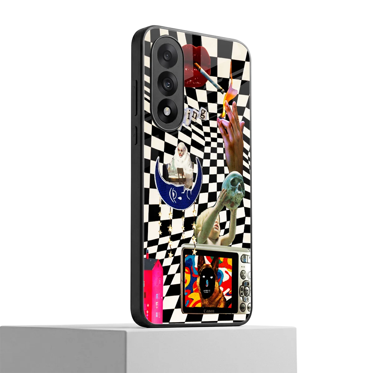 Dark Trip oneplus nord 5 mobile cover | shockproof glass phone case