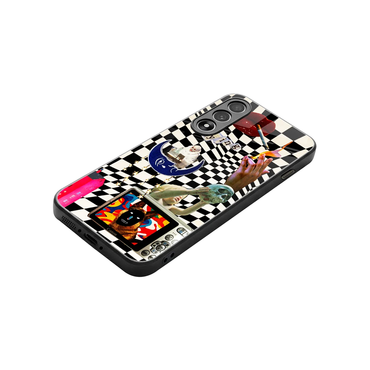 Dark Trip stylish phone case for oneplus nord 5 | glossy glass and slim fit