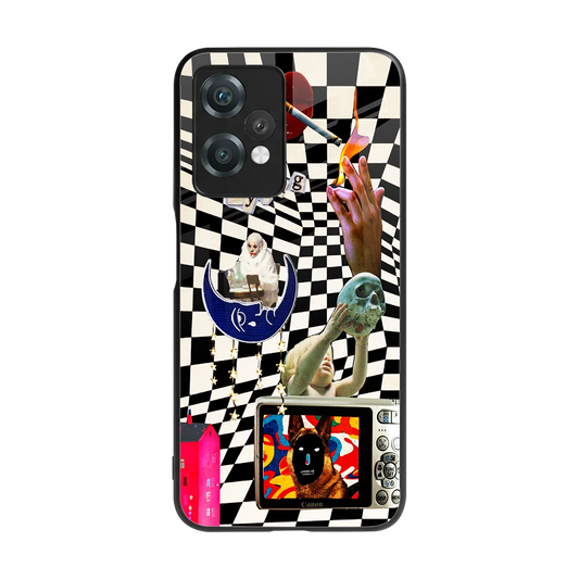 Dark Trip back phone cover | glass case for oneplus nord ce 2 lite