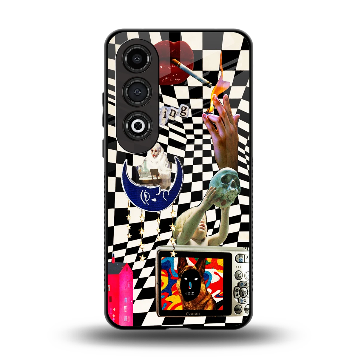 Dark Trip back phone cover | glass case for oneplus nord ce 4