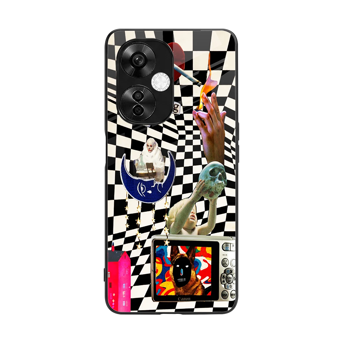 Dark Trip back phone cover | glass case for oneplus nord ce 3 lite