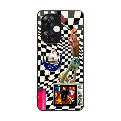 Dark Trip back phone cover | glass case for oneplus nord ce 3 lite