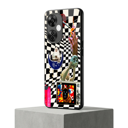 Dark Trip oneplus nord ce 3 lite mobile cover | shockproof glass phone case