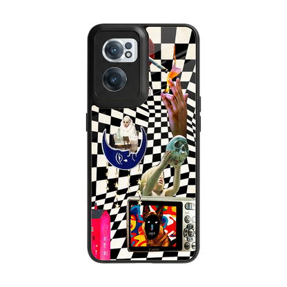 Dark Trip back phone cover | glass case for oneplus nord ce 2